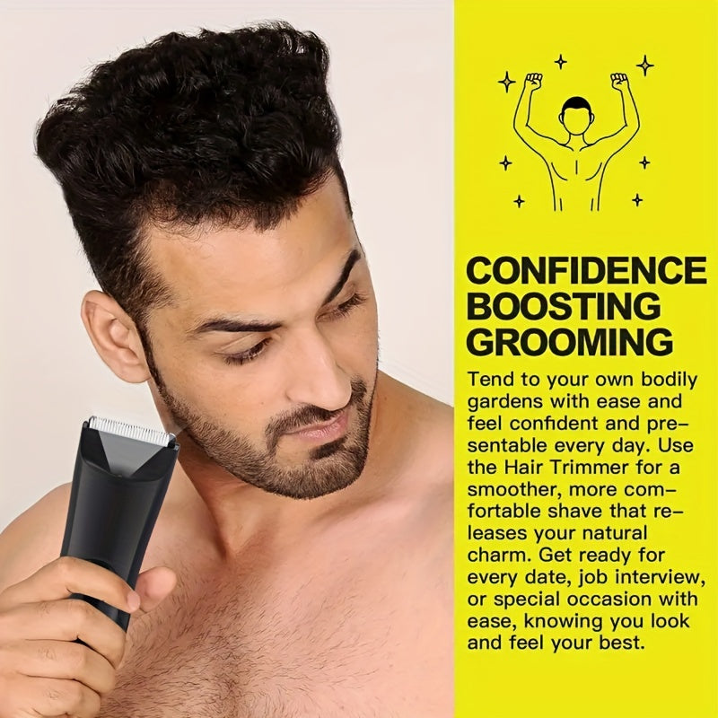 Aparador Masculino Multi Grooming: Segurança e Precisão para Pelos do Corpo e Bolas