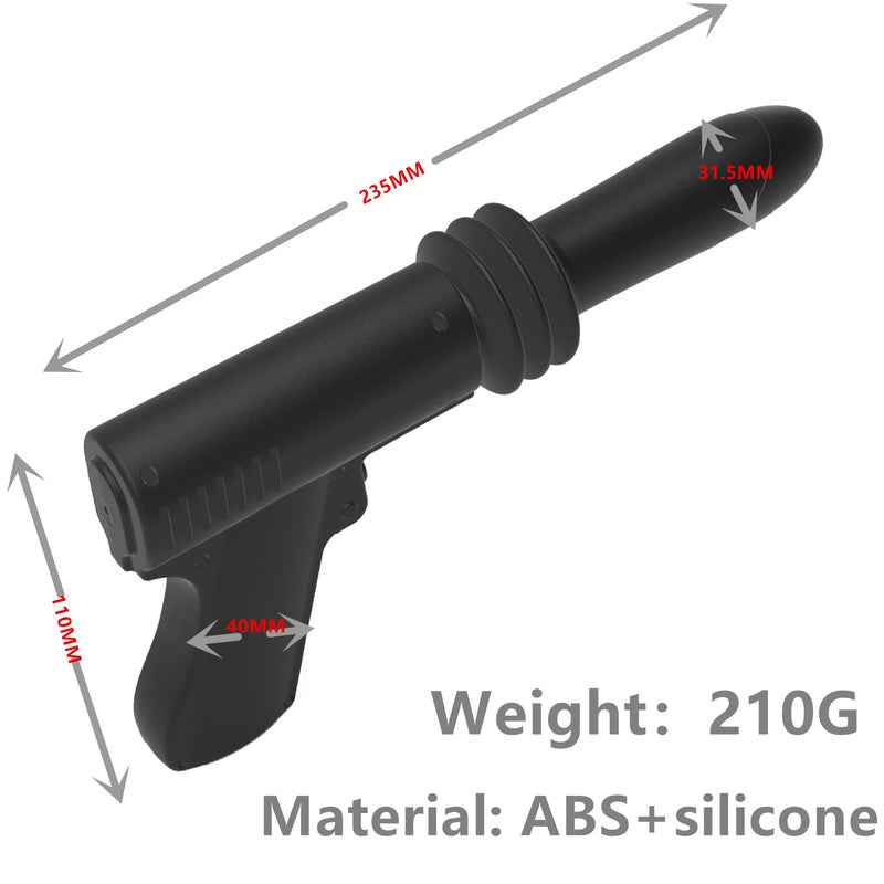 Maquina de sexo em forma de arma, quatro velocidades de penetração para maior intensidade.