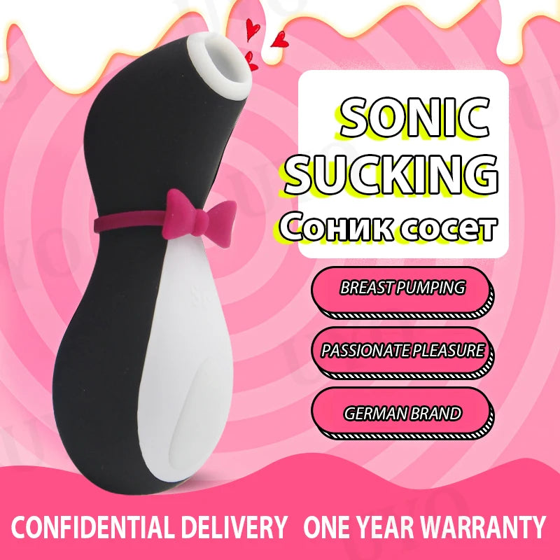 Desejo Intenso: Descubra o Prazer Silencioso com o Satisfyer Penguin, o Vibrador de Ondas de Pressão!