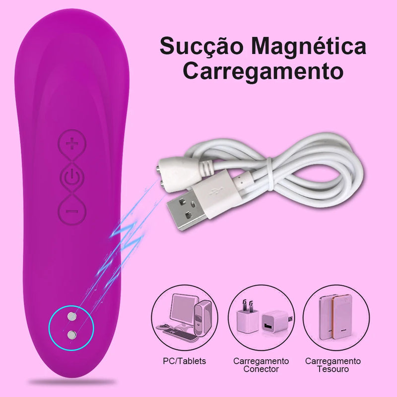 Sugador e vibrador de clitoris. Sensação de sexo oral.