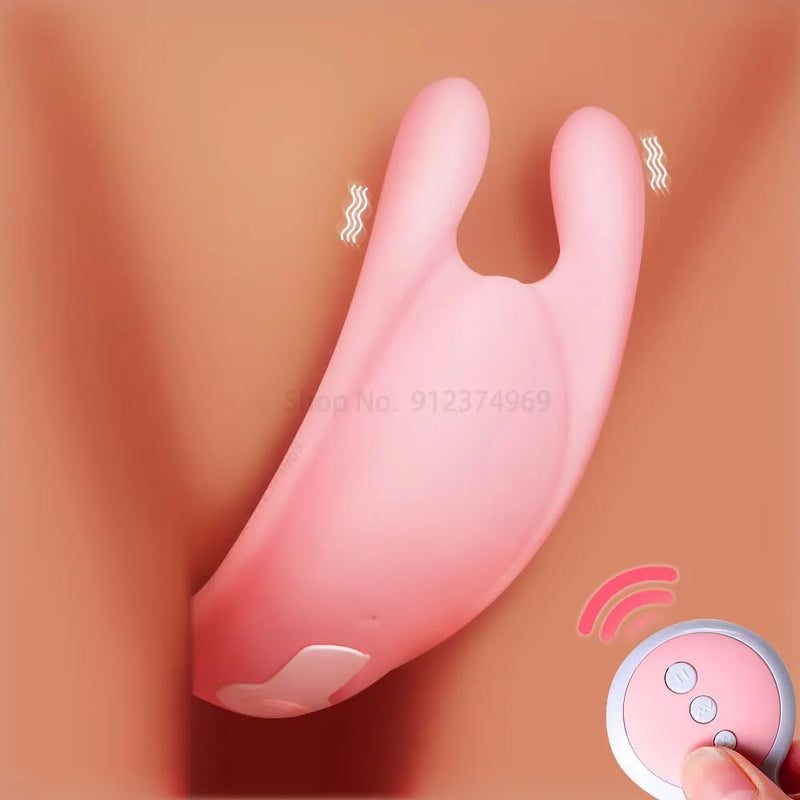 Massageador de vagina com estimulação do clitoris. Um pequeno dildo para dar muito prazer.