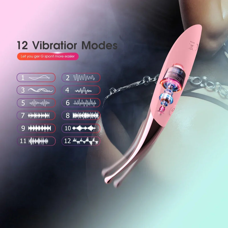 Vibrador 4-em-1 para Orgasmo em 8 Segundos: Descubra o Prazer Discreto e Intenso!