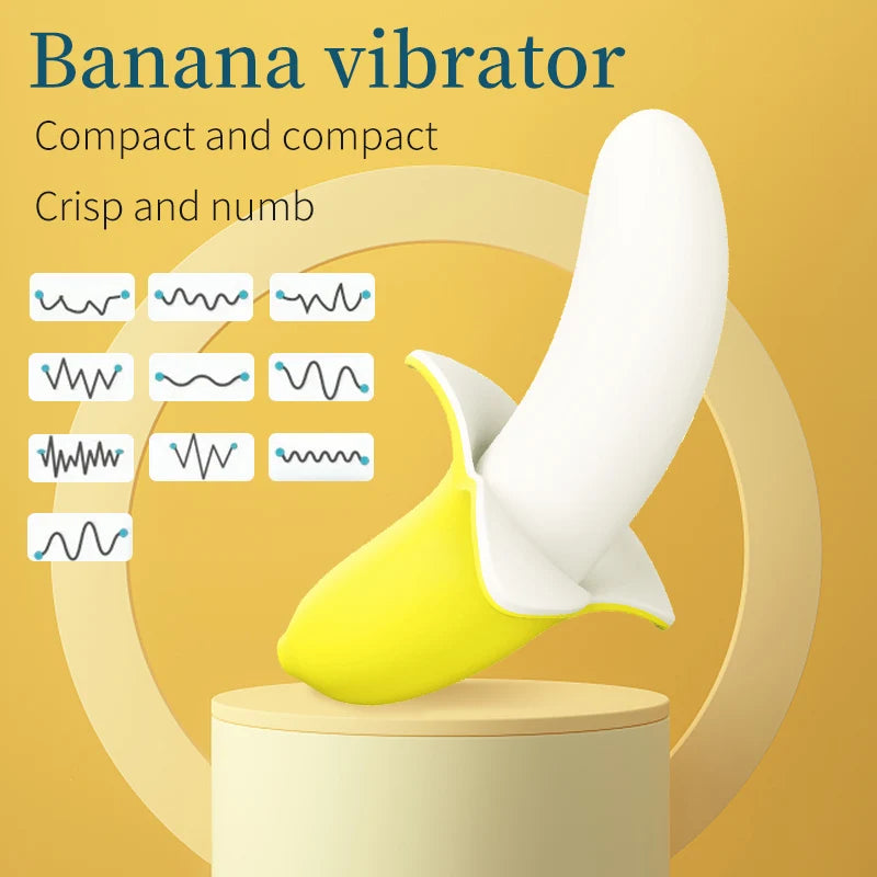 Banana do Prazer: Descubra uma Explosão de Sensações com Este Vibrador Inovador!