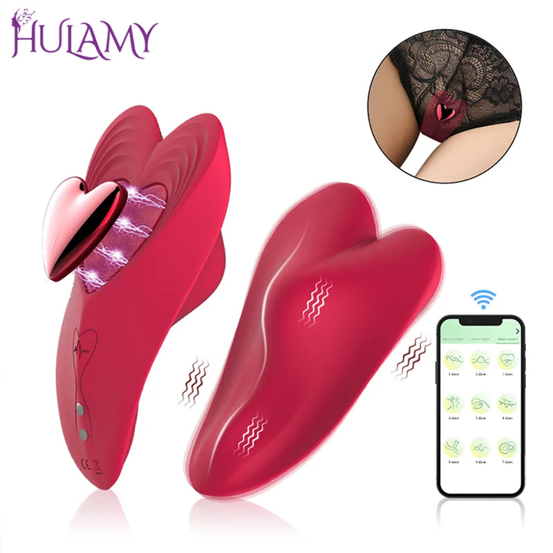 Magia Íntima: Vibrador Wearable para Mulheres - Controle Remoto, Design Magnético e Prazer Infinito! 🦋💋